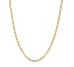 Cadena De Oro 18K Eslabón 1X1. Ancho