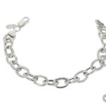 Pulsera De Plata 925 Tejido Rol On De 5,0 Mm De Ancho