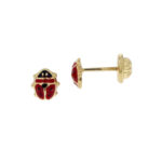 Topos Oro 18K Mariquita Ancho 5 Mm