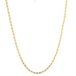 Cadena De Oro 18K Escalera 2Mm