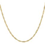 Cadena De Oro Para Bebé 18K Singapur