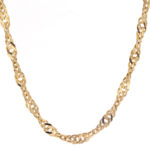 Cadena Singapur Oro 18K Ancho 2Mm