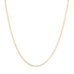 Cadena Tejido Escalera Plana 18K Ancho 1Mm