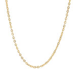 Cadena Uno Por Uno 18K Ancho 1Mm