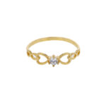 Anillo De Oro 18K Solitario Aproximado