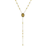 Camandula Oro 18K Ancho 1 Mm Largo 50 Cmm Hasta La Union En V