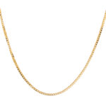 Cadena Tejido Veneciana  18K Ancho 1Mm