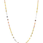 Cadena Tejido Crispeta Tres Oros Oro 18K Ancho 1.85Mm