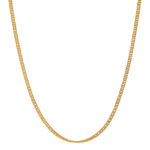 Cadena Doble Eslabón  18K Ancho 2 Mm