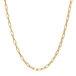 Cadena Tejido Rollon Oro 18K Ancho 1Mm