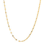 Cadena Tejido Cris Cross Oro 18K Ancho 1Mm