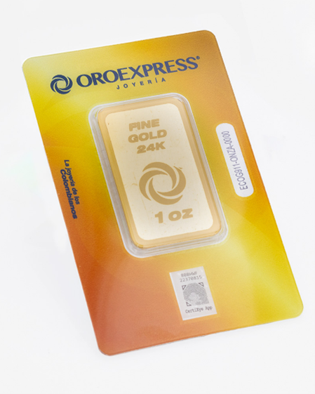 Tarjeta de oro Oroexpress