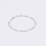 Pulsera De Plata Figaro