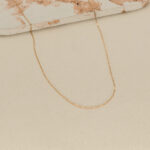 Cadena De Oro 18K Tejido Bismark. Ancho 1Mm