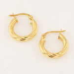 Candongas De Oro 18K Melcocha