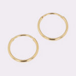 Candongas De Oro 18K Agujas - Image 2