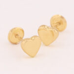 Topos De Oro 18k Corazón Plano 0,77Gr