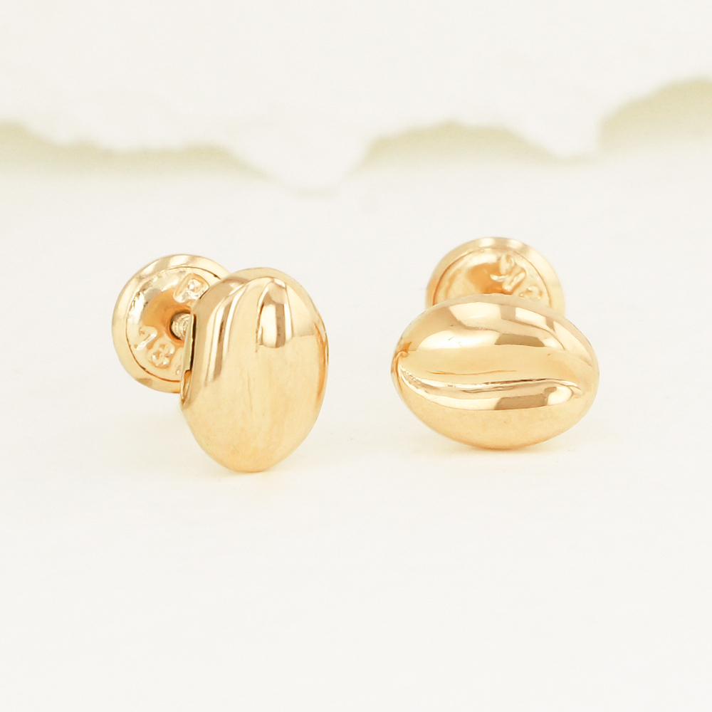 Topos De Oro 18k Grano De Café 0,87Gr