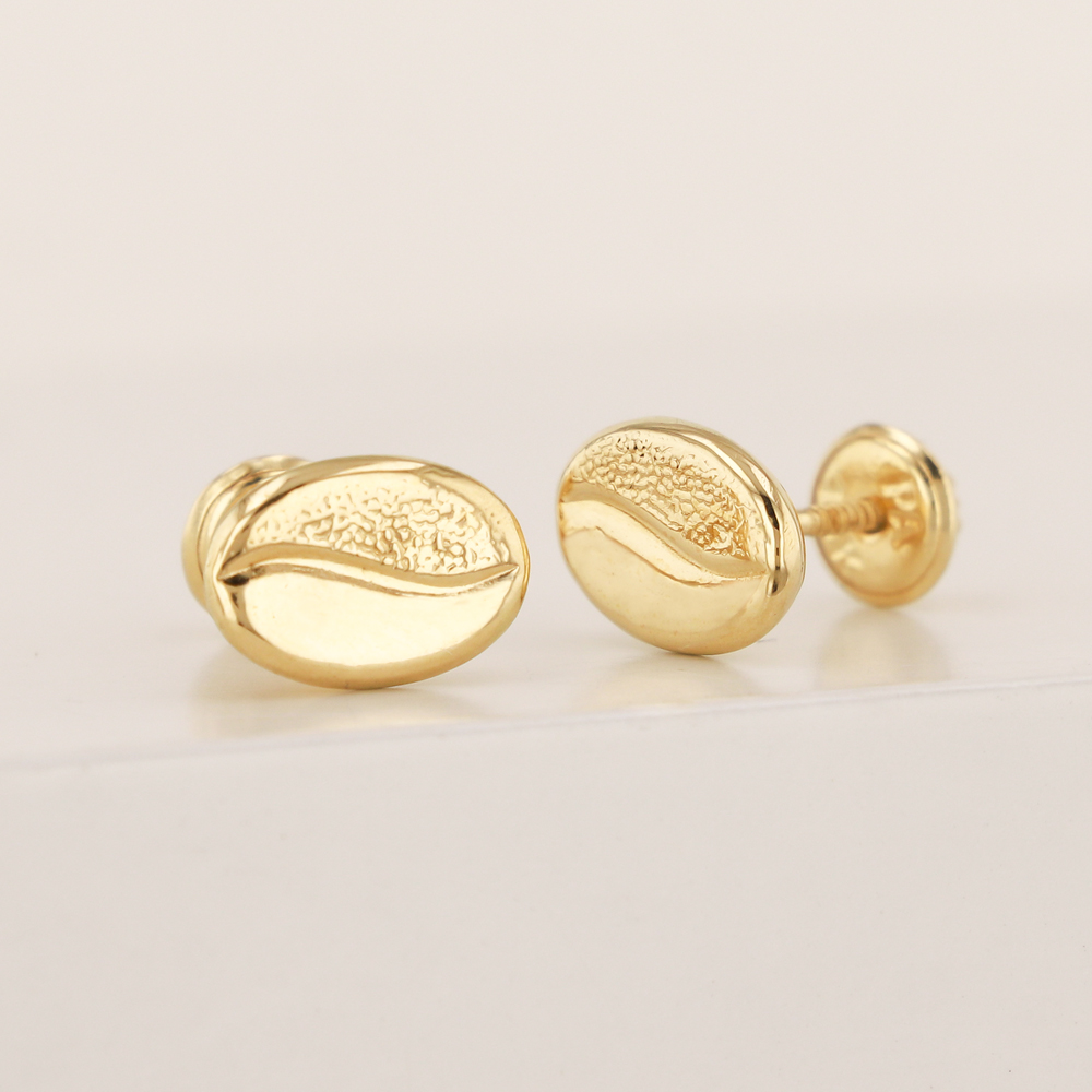 Topos De Oro 18k Grano De Café 0,99Gr