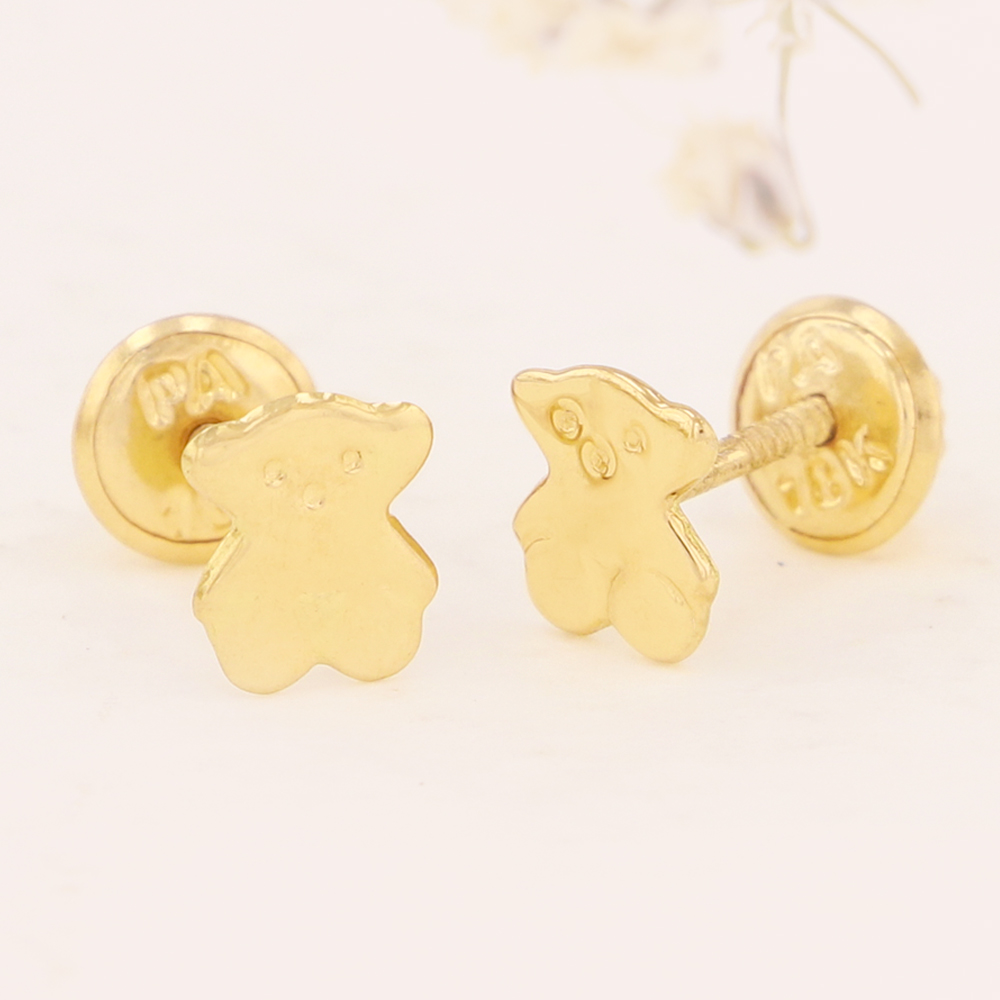 Topos De Oro 18k Oso 0,67Gr