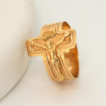 Anillo De Oro 18k  Cristo 3,43Gr