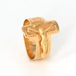 Anillo De Oro 18k  Cristo 3,43Gr - Imagen 2