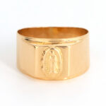 Anillo De Oro 18k  Virgen Guadalupe 3,0Gr - Imagen 2