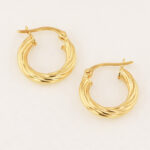 Candongas De Oro 18K Melcocha