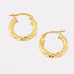 Candongas De Oro 18K Melcocha - Imagen 2