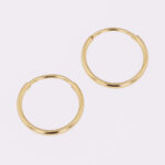 Candongas De Oro 18K Agujas - Imagen 2