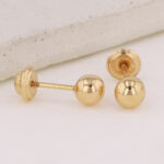 Topos De Oro 18k Bambalina 6mm