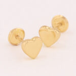 Topos De Oro 18k Corazón Plano 0,77Gr