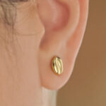 Topos De Oro 18k Grano De Café 0,87Gr - Imagen 3