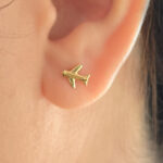 Topos De Oro 18k Avión 0,69Gr - Imagen 3