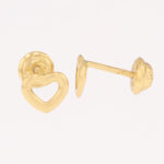 Topos De Oro 18k Corazón Contorno 0,77Gr - Imagen 2