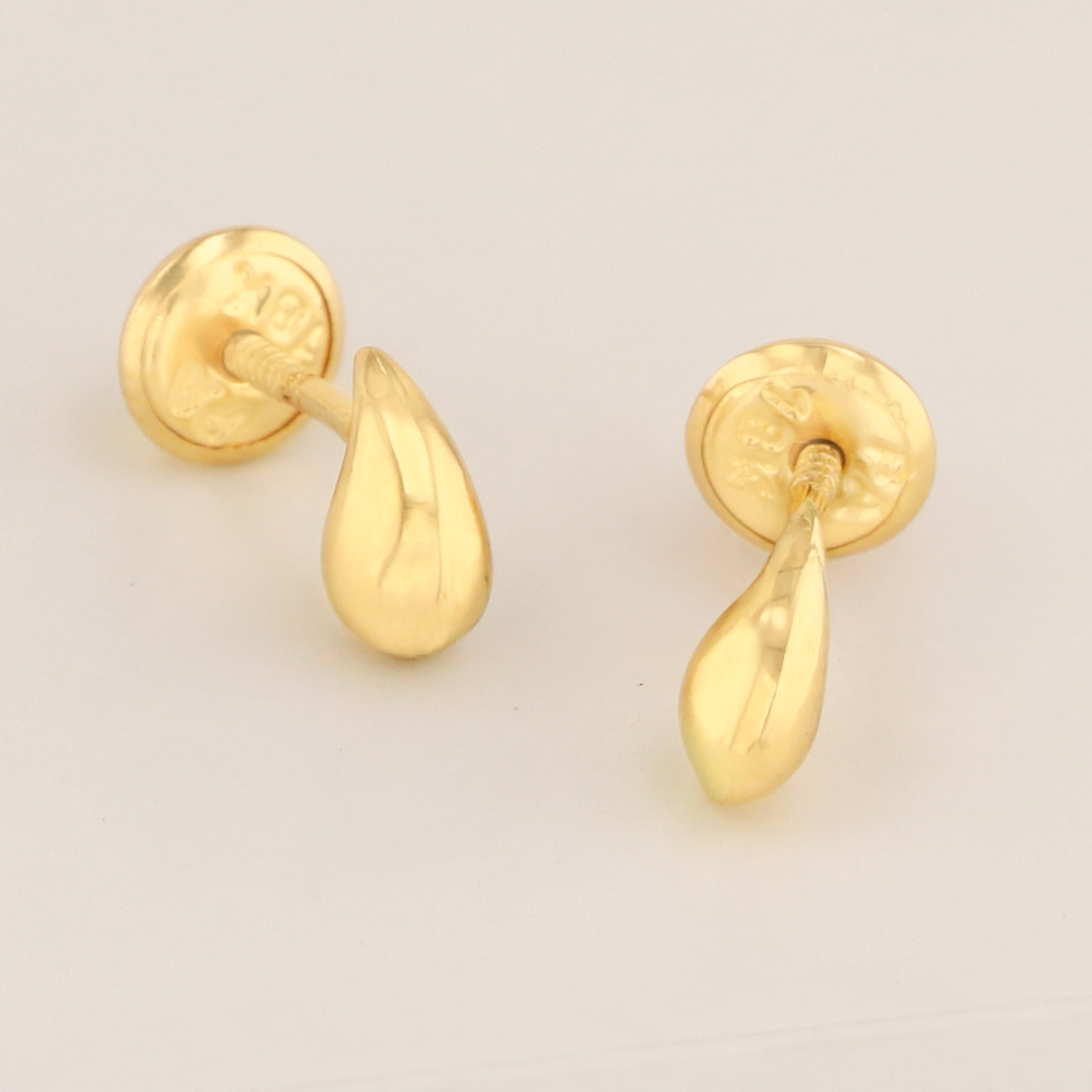 Topos De Oro 18k Gota Entera 0,61Gr