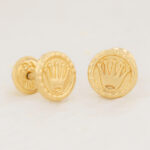 Topos De Oro 18k Medalla Corona 0,75Gr