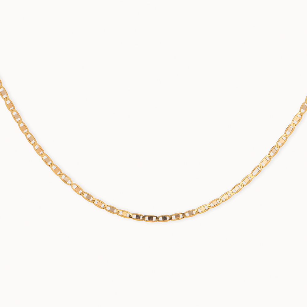 0000119241-01.jpg Cadena Oro 18k Tejido Escalera Plana - Image 1