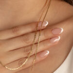 Cadena Oro 18k Tejido Escalera Plana - Image 2