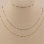 Cadena De Oro Blanco 18k Veneciana - Imagen 2