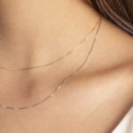 Cadena De Oro Blanco 18k Veneciana - Imagen 4