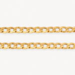 Cadena De Oro 18k Eslabón Seguido - Imagen 2