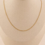 Cadena De Oro 18k Eslabón Seguido - Imagen 2