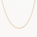 Cadena De Oro 18k Eslabón Seguido