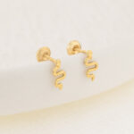 Topos De Oro 18k Serpiente