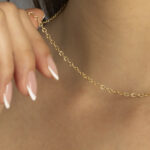 Cadena De Oro 18k Eslabón Invertido - Imagen 2