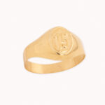 Anillo De Oro 18k Qunce Años Con Forma De Corazón