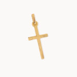 Dije De Oro 18k Cruz Diamantada