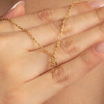 Cadena De Oro 18k Singapur 50cm largo - Imagen 3