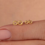 Topos De Oro 18k Infinito Medianos - Image 2